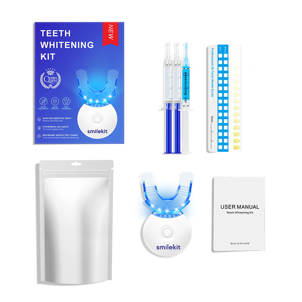 Teeth Whitening At Home - Kit pemutih gigi-5X lampu LED pemutih
