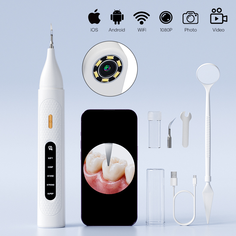 Teeth Whitening Video - Video Pembersih Gigi Ultrasonik Terlihat, Kamera