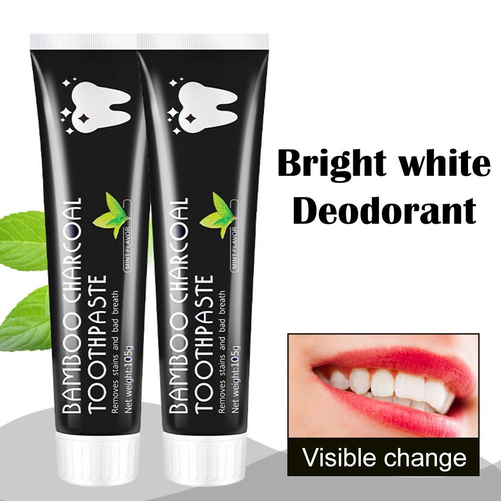 Teeth Whitening Charcoal - Pasta Gigi Arang Bambu, Pasta Gigi