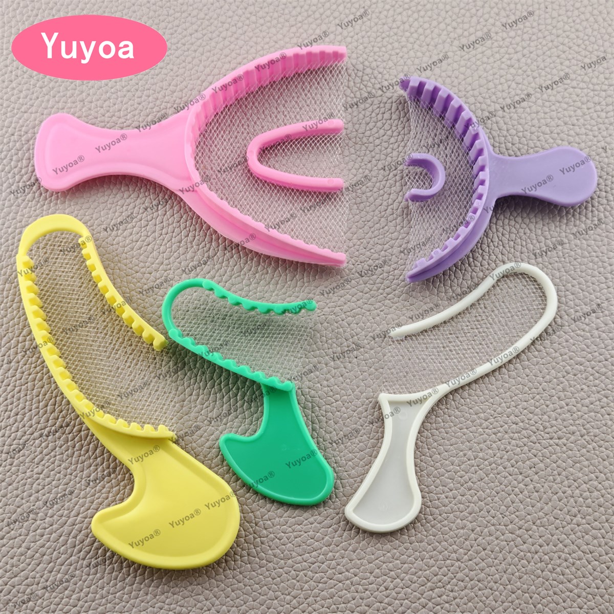 Teeth Whitening Trays - 100 pcs Tray Impresi Gigi Warna-Warni,