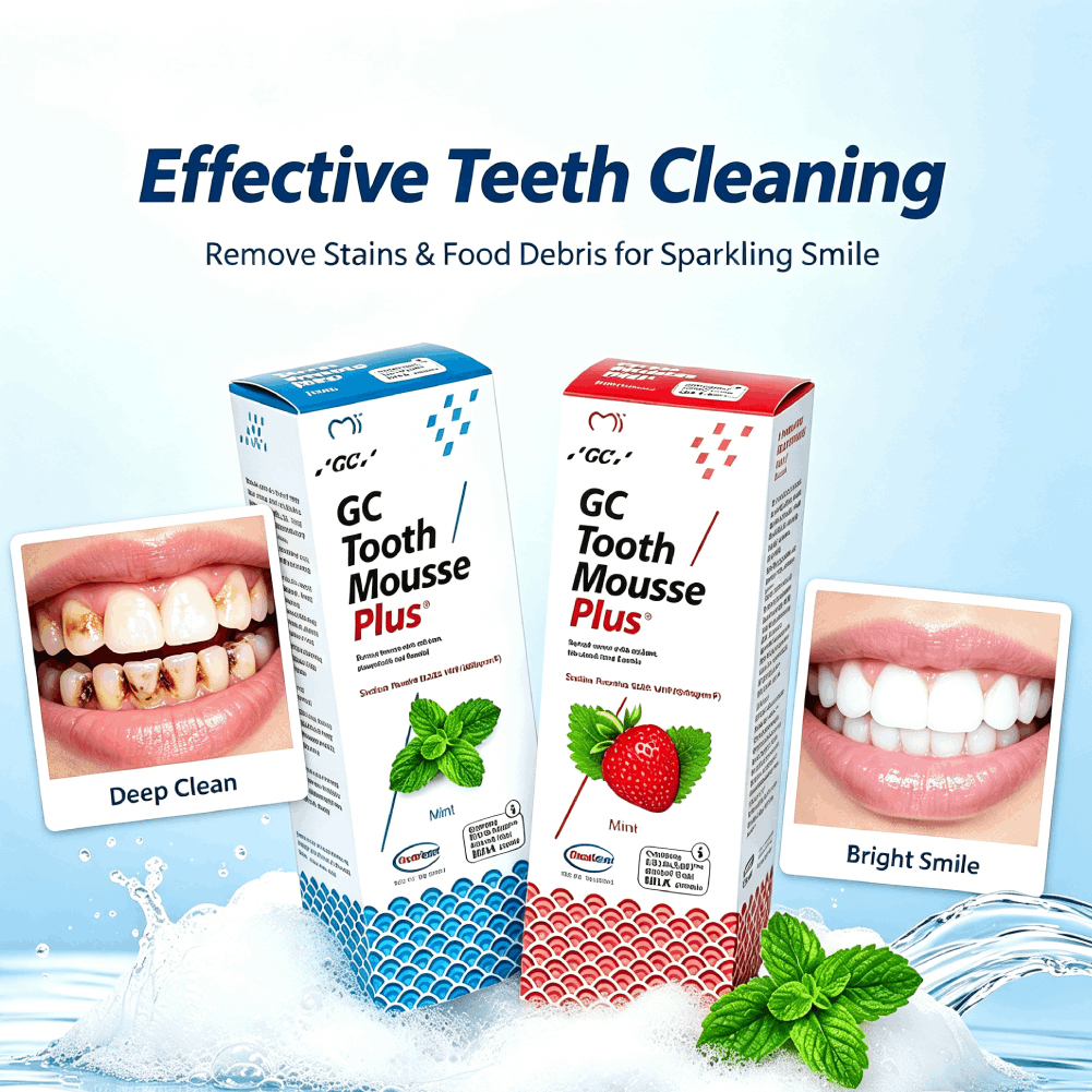 Teeth Whitening Mousse - Pasta Gigi Mousse Rasa Buah Membersihkan