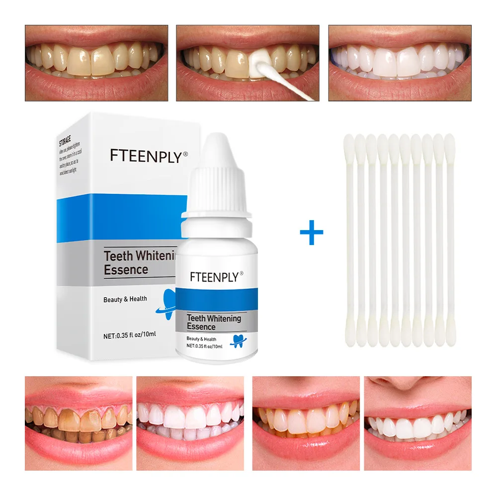 Teeth Whitening At Home - FTEENPLY Bubuk Esensi Pemutih Gigi Serum