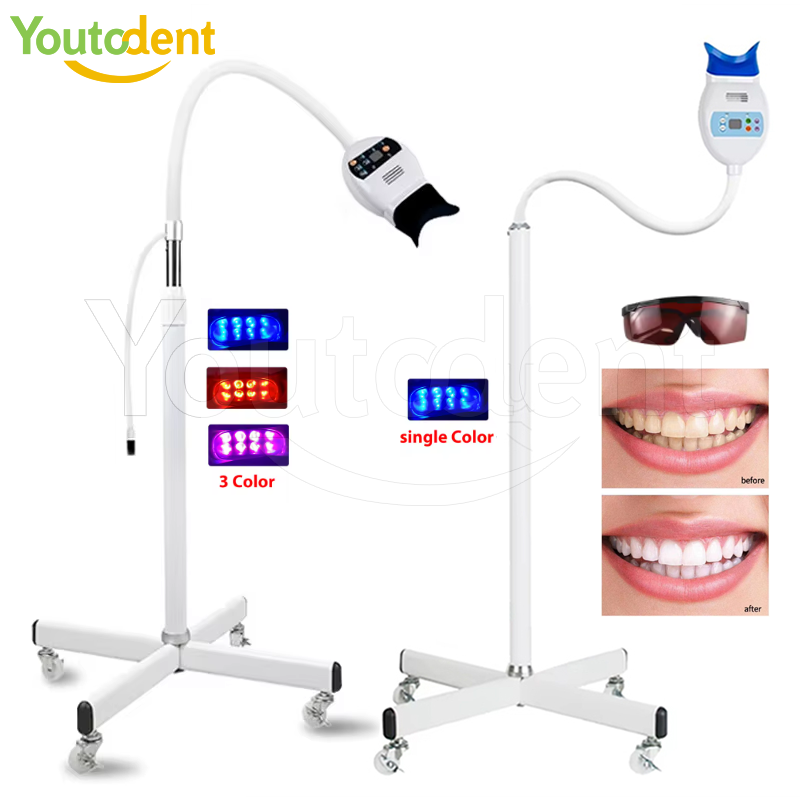 Teeth Whitening Video - 40W Peralatan Laboratorium Gigi Lampu Pemutih
