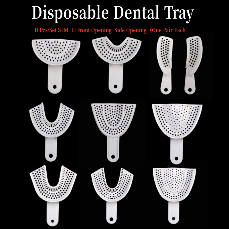 Teeth Whitening Trays - 10 Buah Baki Plastik untuk Cetakan