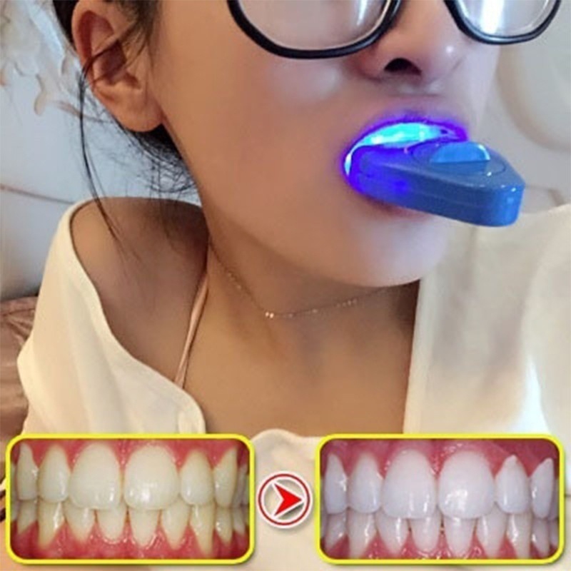 Teeth Whitening Video - Lampu Pemutih Gigi LED, Lampu Biru