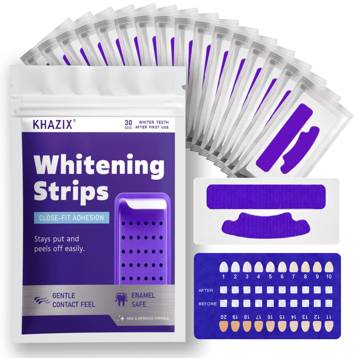 Teeth Whitening Strips Crest - 7PCS Strip Pemutih Gigi untuk Senyum