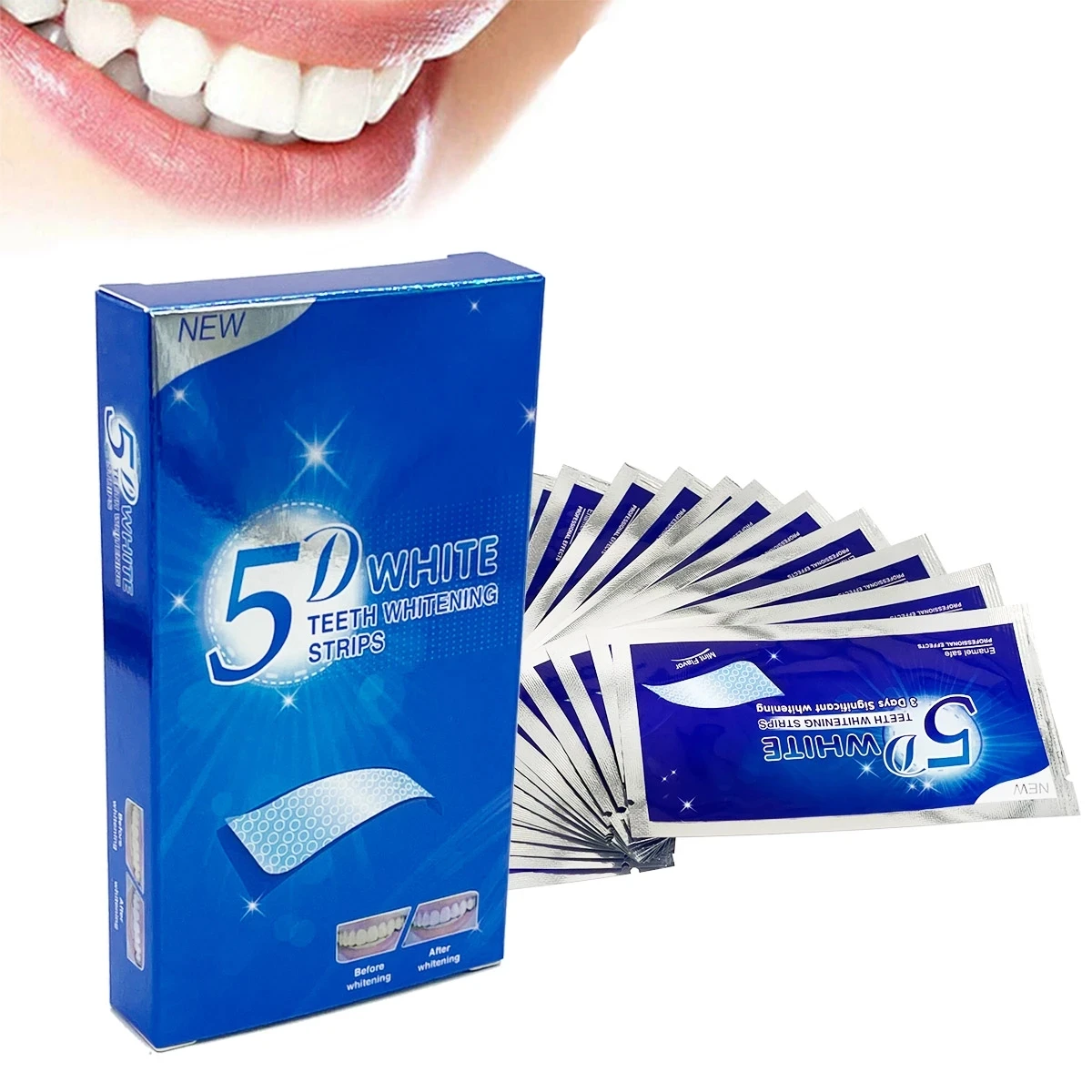 Strip Perawatan Kebersihan Mul - Teeth Whitening Strips Crest ulasan dan harga