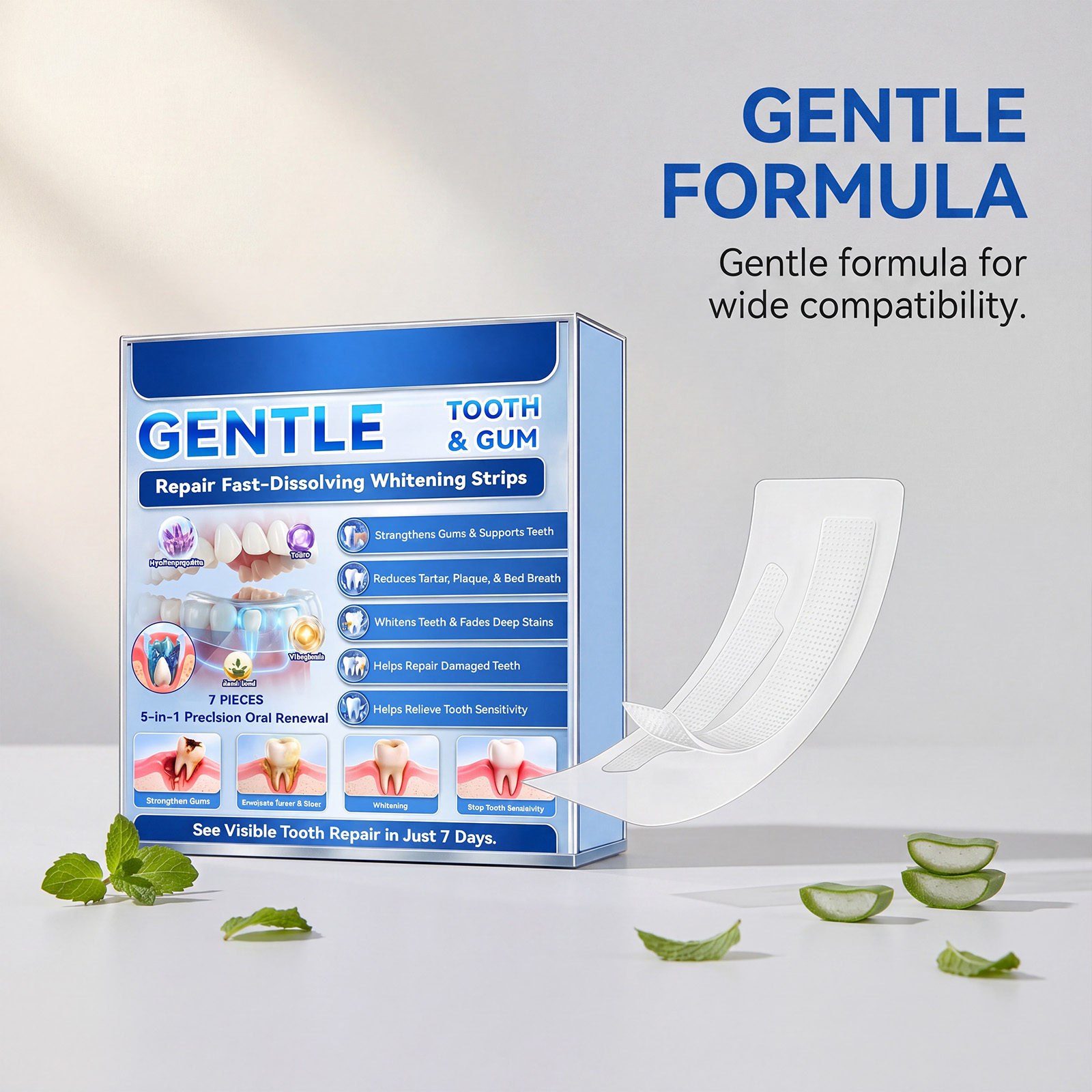 Strip Pemutih Gigi Hasil Cepat - Teeth Whitening Results ulasan dan harga