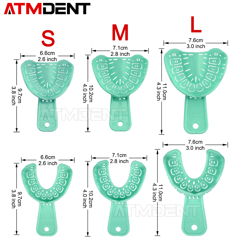 6 buah/set nampan plastik ceta - Teeth Whitening Trays ulasan dan harga