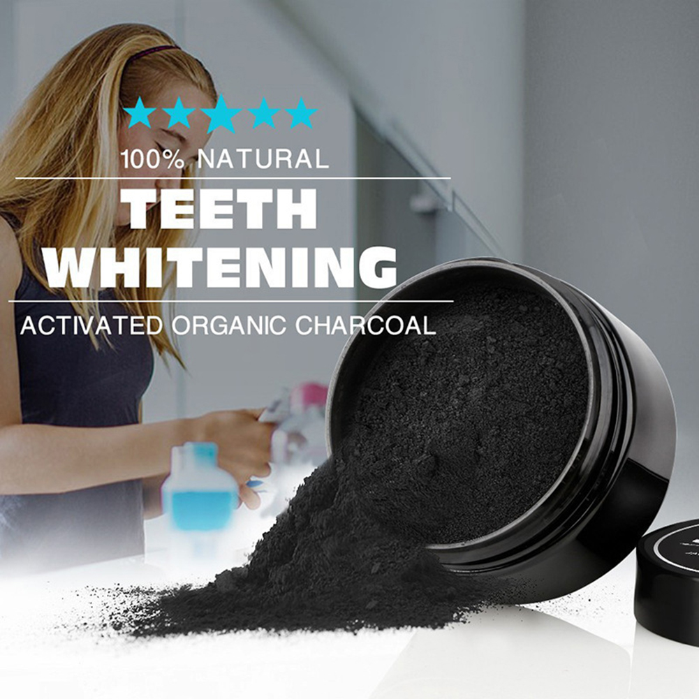 Bubuk pemutih gigi, 2 jenis, a - Teeth Whitening Charcoal ulasan dan harga