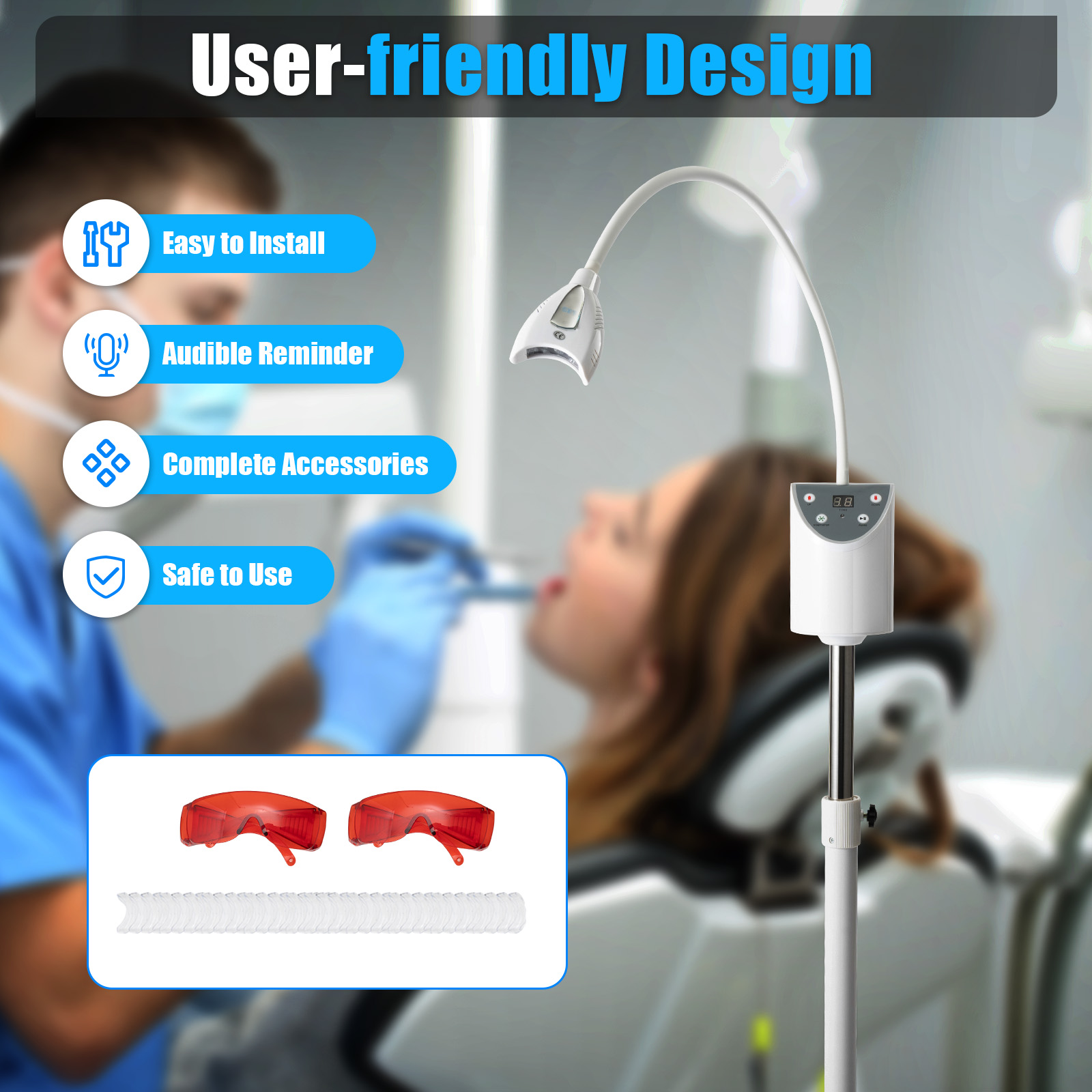 Mesin Pemutih Gigi Profesional - Teeth Whitening Video ulasan dan harga