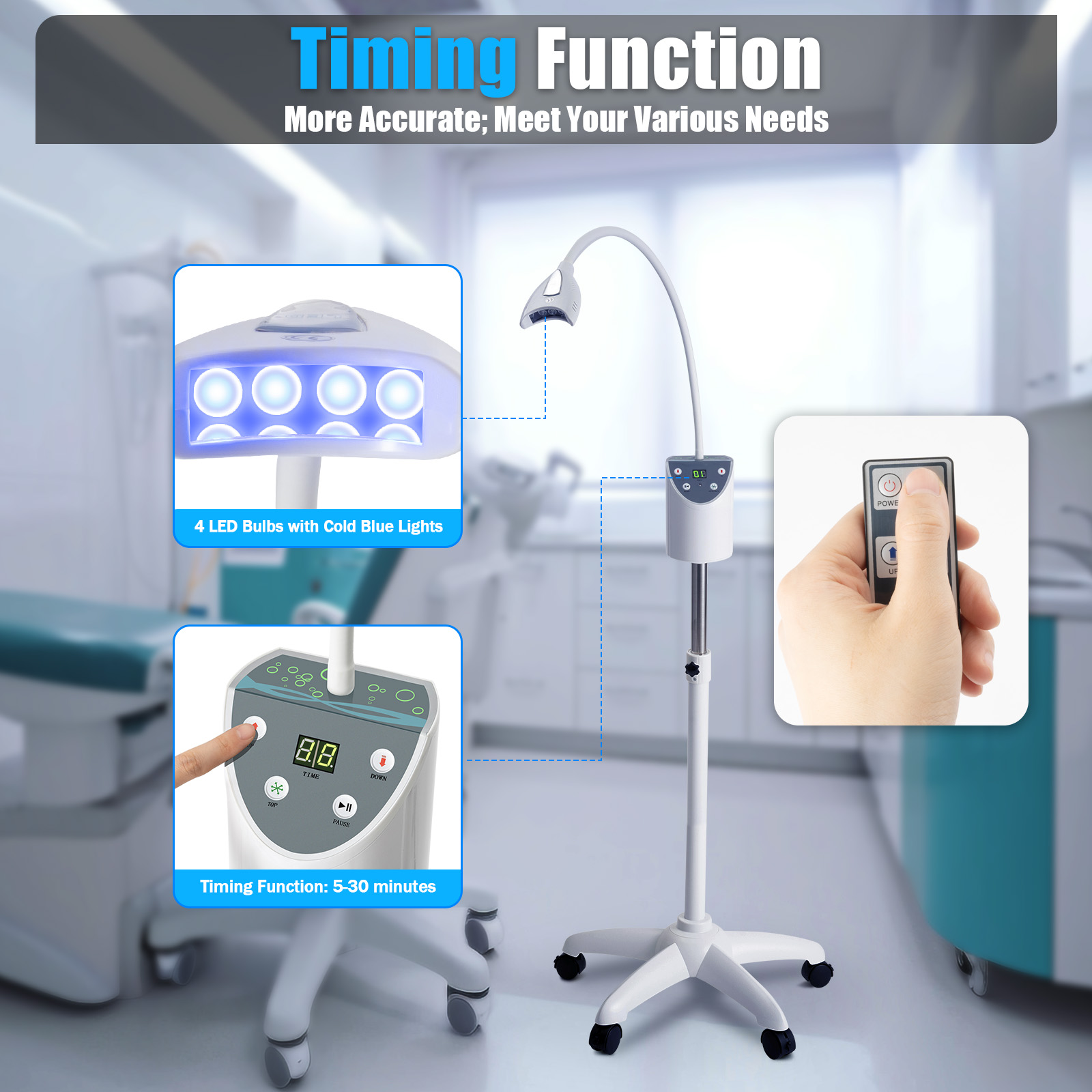 Mesin Pemutih Gigi Profesional - Teeth Whitening Video ulasan dan harga