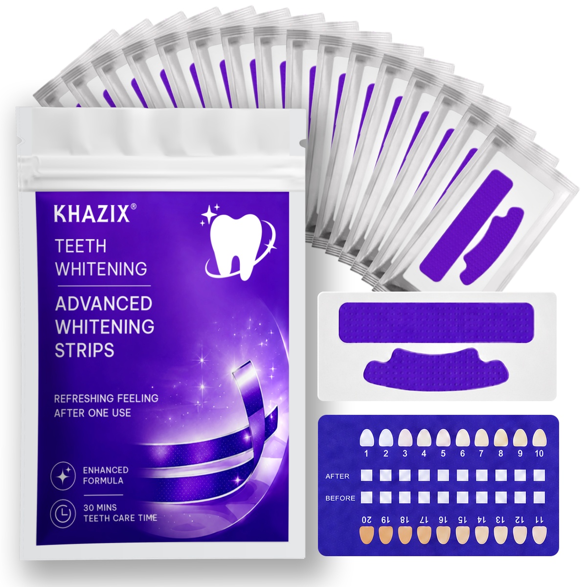 1/7 Pasang Strip Pemutih Gigi  - Teeth Whitening Strips Crest ulasan dan harga