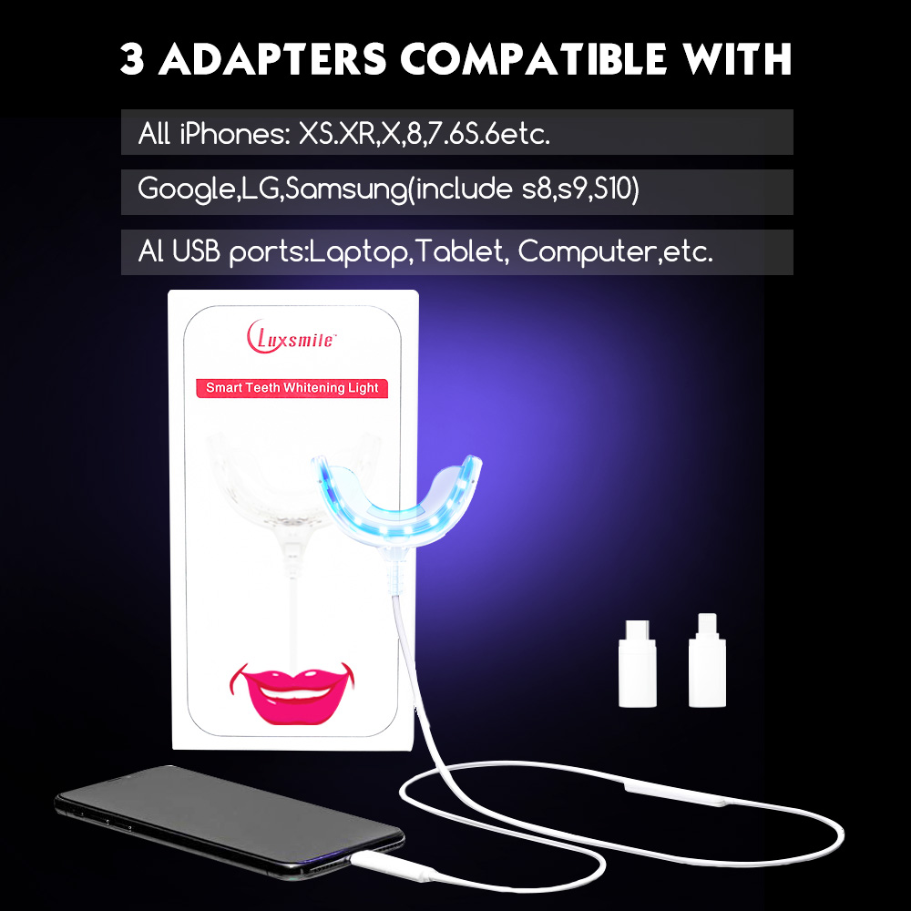 Luxsmile LED Pintar Pemutih Gi - Teeth Whitening Blue Light ulasan dan harga