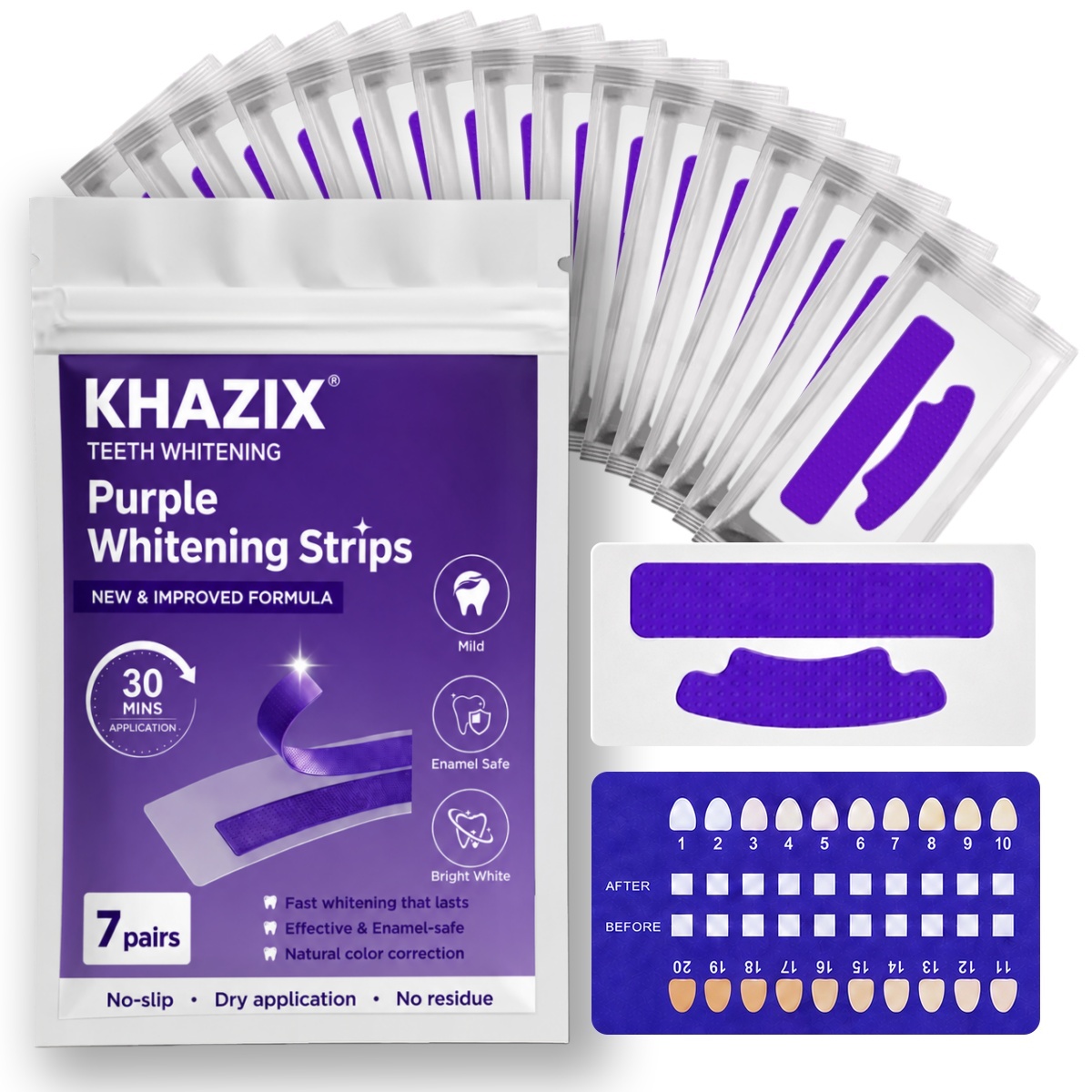 7 pasang Strip Pemutih Gigi un - Teeth Whitening Strips Crest ulasan dan harga