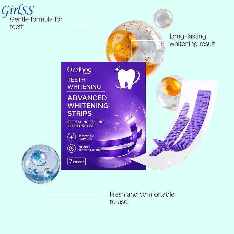 7 Buah Strip Pemutih Gigi Ungu - Teeth Whitening Results ulasan dan harga