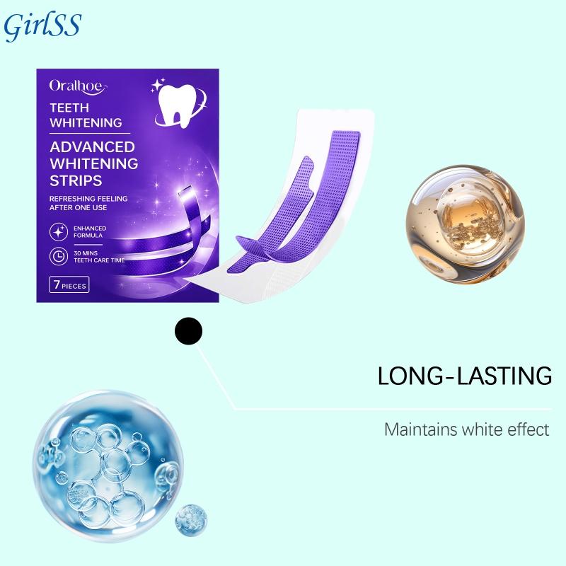 7 Buah Strip Pemutih Gigi Ungu - Teeth Whitening Results ulasan dan harga