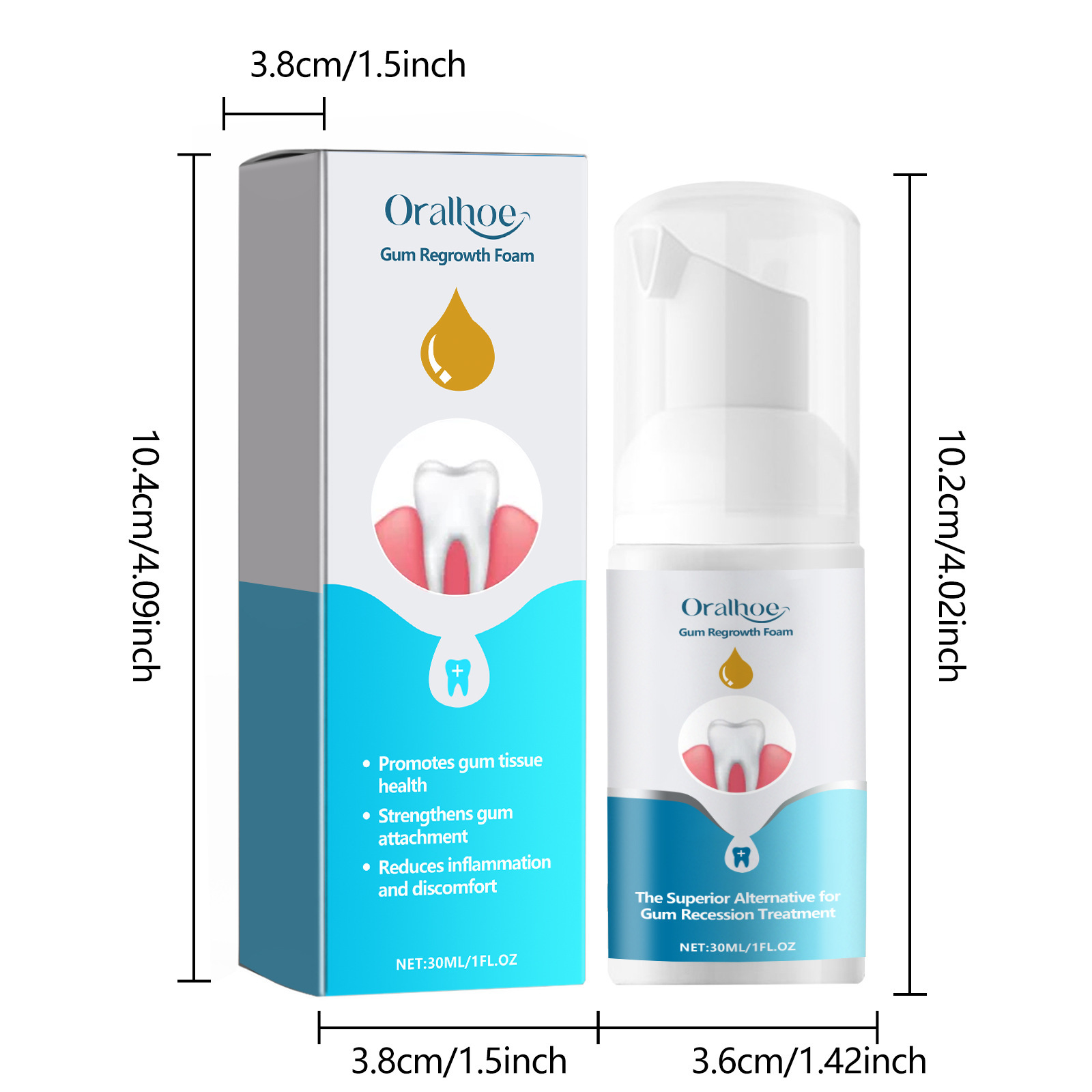 Pasta Gigi Busa Perbaikan Gusi - Teeth Whitening Mousse ulasan dan harga