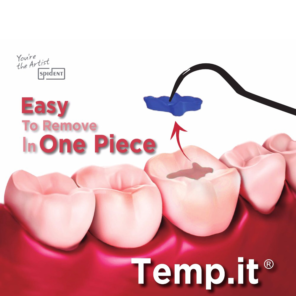 3g x 3 buah Spident Temp It se - Teeth Whitening Blue Light ulasan dan harga