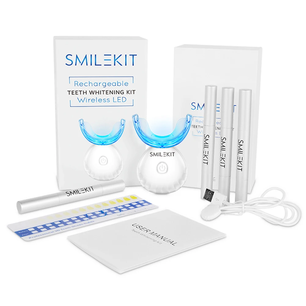 Kit pemutih gigi Mini 16 LED c - Teeth Whitening At Home ulasan dan harga