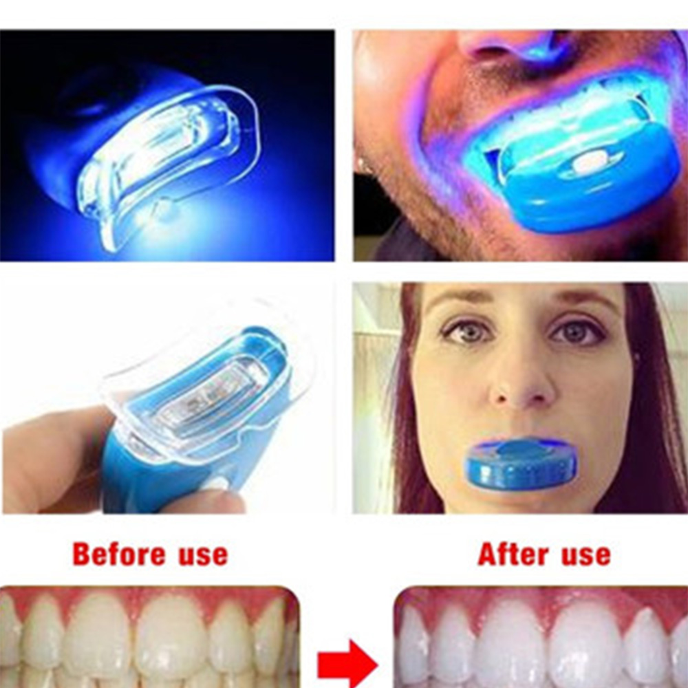 Baru Biru Led Akselerator Pemu - Teeth Whitening Video ulasan dan harga