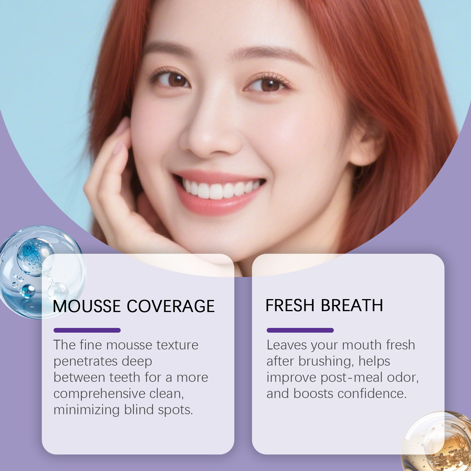 Mousse Pemutih Gigi Menghilang - Teeth Whitening Mousse ulasan dan harga