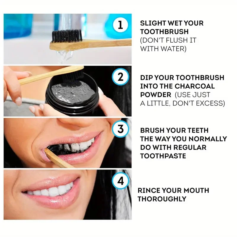 Bubuk Pemutih Pencerah Gigi Pe - Teeth Whitening At Home ulasan dan harga