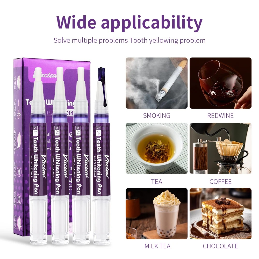 Vaclav V34 Pena Gel Pemutih Gi - Teeth Whitening Results ulasan dan harga