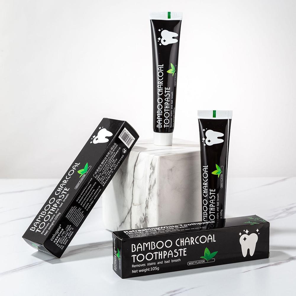 Pasta Gigi Arang Bambu untuk M - Teeth Whitening Charcoal ulasan dan harga